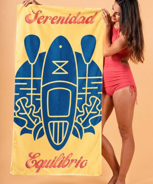Toalla de playa Serenidad y Equilibrio